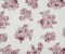 White-Deep Red Nylon Floral Printed Lace Mesh Knit Fabric By the Yard